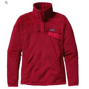 Patagonia Women's Re-Tool Snap-T Pullover-Red-Size S